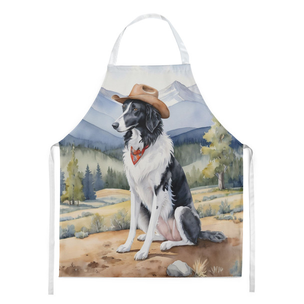 Borzoi Cowboy Welcome Cooking Kitchen Apron DAC5859 product image at NuMercy