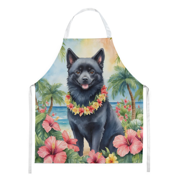 Schipperke Luau Cooking Kitchen Apron product image at NuMercy