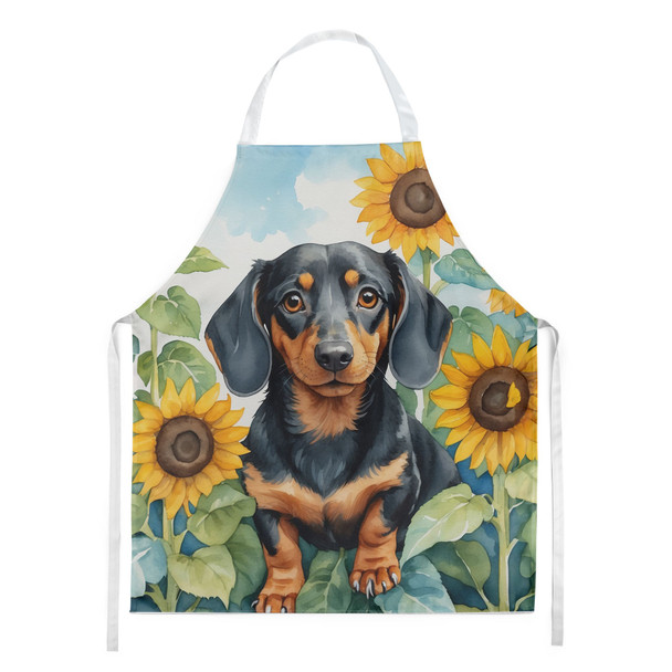 Dachshund in Sunflowers Cooking Kitchen Apron DAC6066 product image at NuMercy