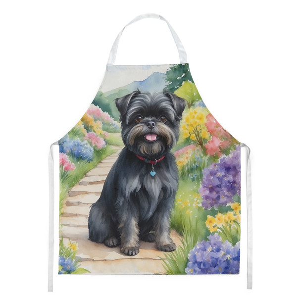 Affenpinscher Spring Garden Cooking Kitchen Apron product image at NuMercy