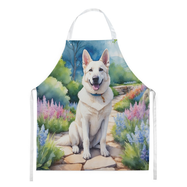 German Shepherd Spring Path Cooking Kitchen Apron DAC6632 product image at NuMercy