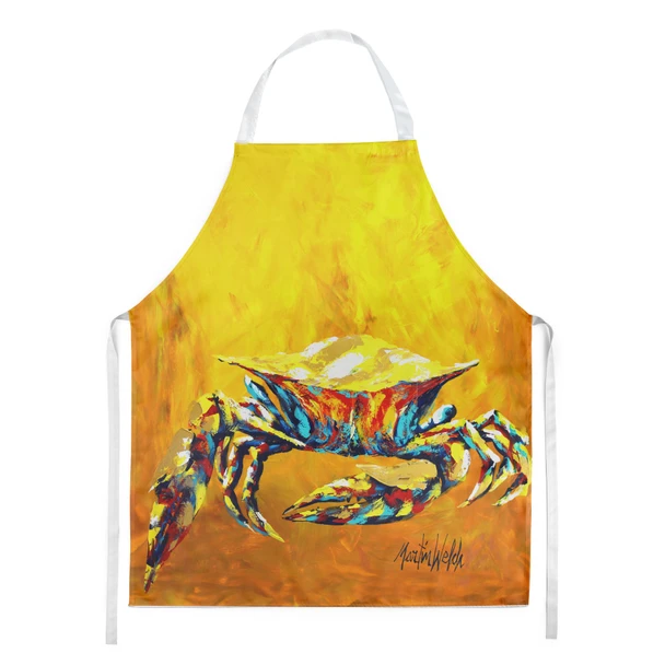 Crab Called the Bigger Jigger Cooking Kitchen Apron product image at NuMercy