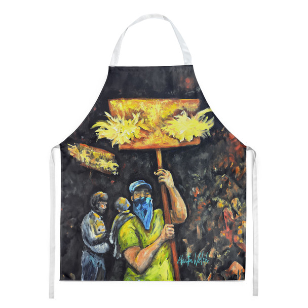 Turn Up The Heat Mardi Gras Cooking Kitchen Apron product image at NuMercy