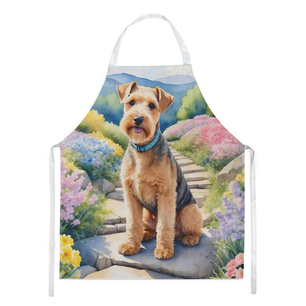 Lakeland Terrier Spring Path Cooking Kitchen Apron product image at NuMercy