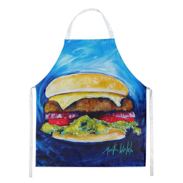 I Want Mine Dressed Hamburger Cooking Kitchen Apron product image at NuMercy