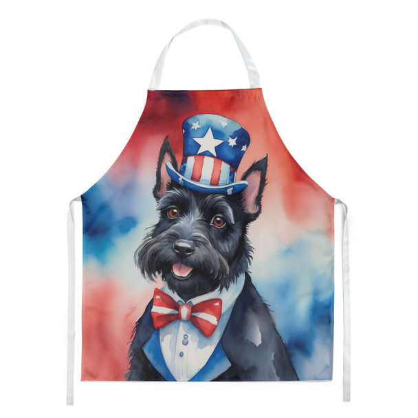 Scottish Terrier Patriotic American Cooking Kitchen Apron DAC5799 product image at NuMercy
