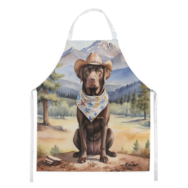 Labrador Retriever Cowboy Welcome Cooking Kitchen Apron DAC5930 product image at NuMercy