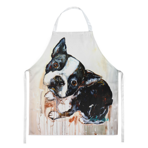 Boston Terrier The Look Cooking Kitchen Apron product image at NuMercy