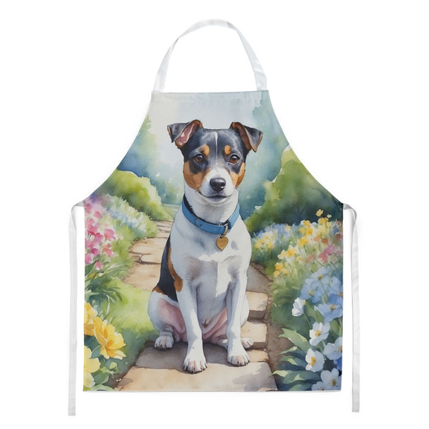 Jack Russell Terrier Spring Path Cooking Kitchen Apron DAC6653 product image at NuMercy