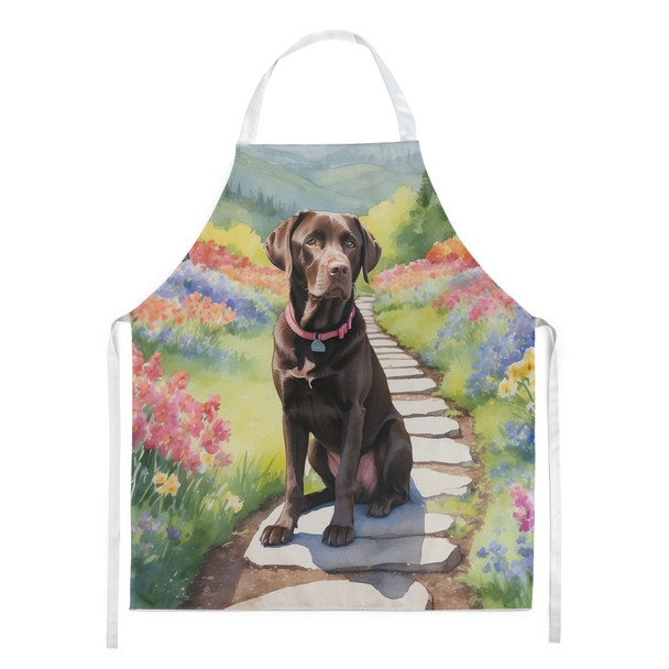 Labrador Retriever Spring Path Cooking Kitchen Apron DAC6663 product image at NuMercy