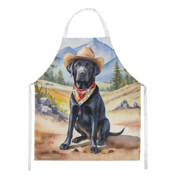 Labrador Retriever Cowboy Welcome Cooking Kitchen Apron DAC5929 product image at NuMercy