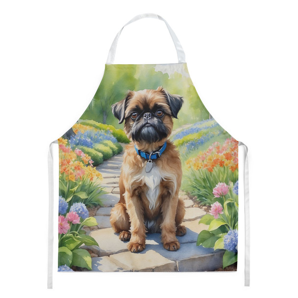 Brussels Griffon Spring Path Cooking Kitchen Apron product image at NuMercy