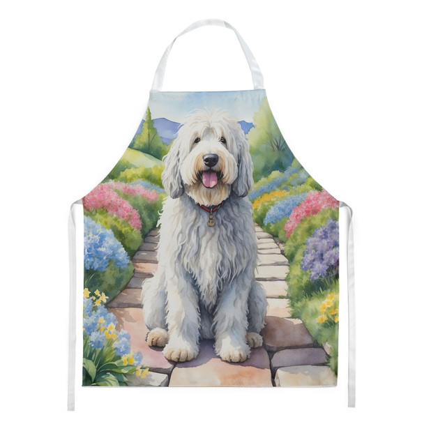 Komondor Spring Path Cooking Kitchen Apron product image at NuMercy