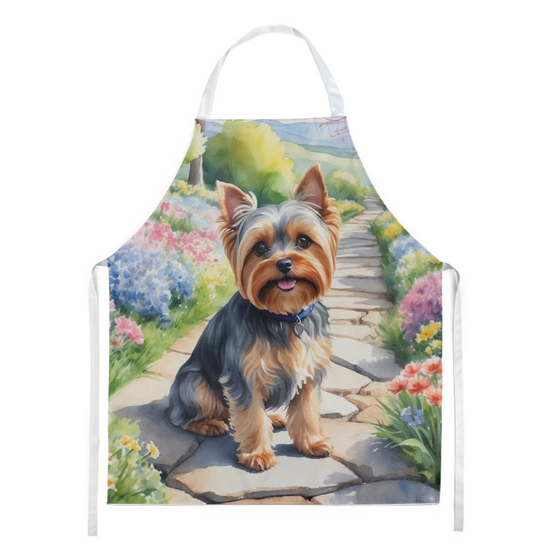 Yorkshire Terrier Spring Path Cooking Kitchen Apron DAC6735 product image at NuMercy