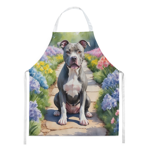 Pit Bull Terrier Spring Path Cooking Kitchen Apron DAC6688 product image at NuMercy