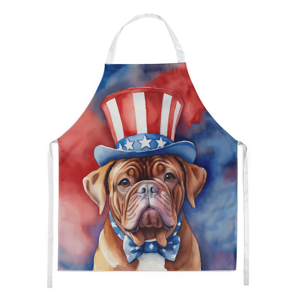 Dogue de Bordeaux Patriotic American Cooking Kitchen Apron product image at NuMercy