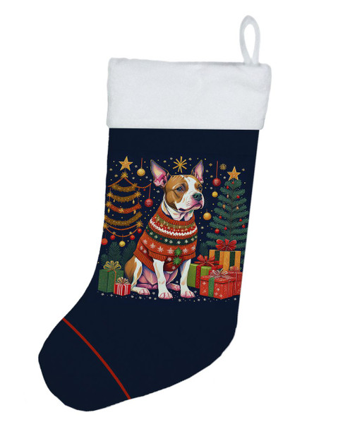 Pit Bull Terrier Christmas Stocking product image at NuMercy