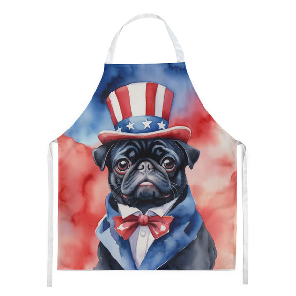 Pug Patriotic American Cooking Kitchen Apron DAC5785 product image at NuMercy
