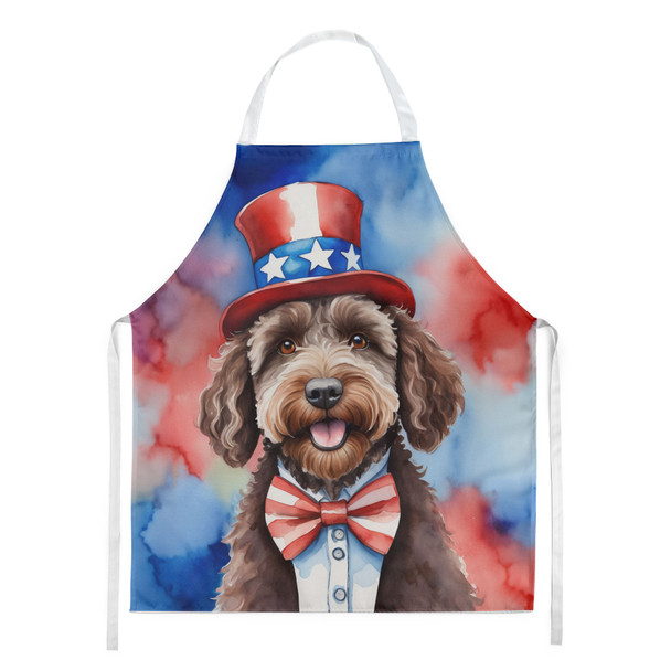 Labradoodle Patriotic American Cooking Kitchen Apron DAC5750 product image at NuMercy