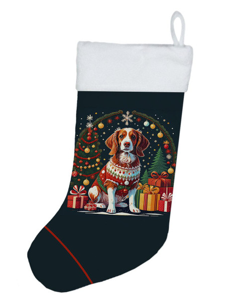 Brittany Spaniel Christmas Stocking product image at NuMercy