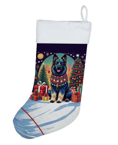 Belgian Sheepdog Christmas Stocking product image at NuMercy
