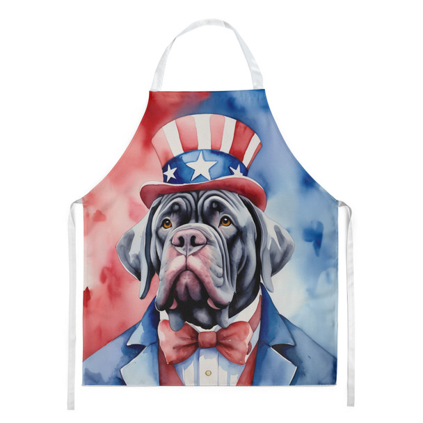 Neapolitan Mastiff Patriotic American Cooking Kitchen Apron product image at NuMercy