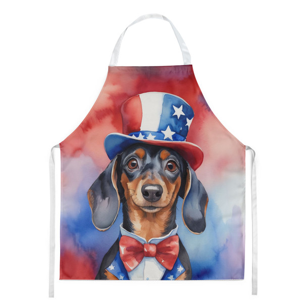 Dachshund Patriotic American Cooking Kitchen Apron DAC5699 product image at NuMercy