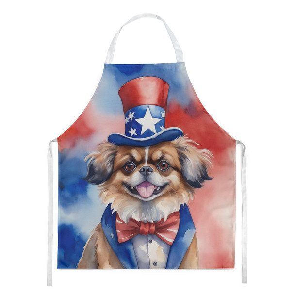 Tibetan Spaniel Patriotic American Cooking Kitchen Apron product image at NuMercy