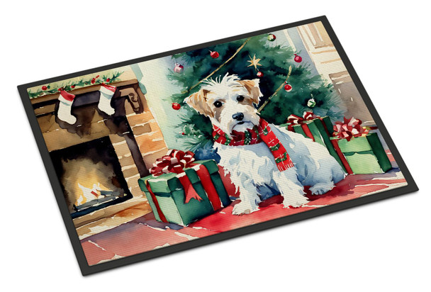 Sealyham Terrier Cozy Christmas Doormat 24H X 36W DAC2745 product image at NuMercy