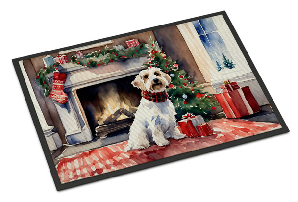 Sealyham Terrier Cozy Christmas Doormat 24H X 36W DAC2744 product image at NuMercy