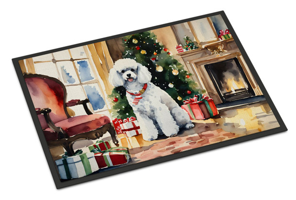 Poodle Cozy Christmas Doormat 24H X 36W DAC2727 product image at NuMercy