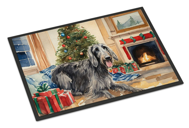 Scottish Deerhound Cozy Christmas Doormat 24H X 36W DAC2743 product image at NuMercy