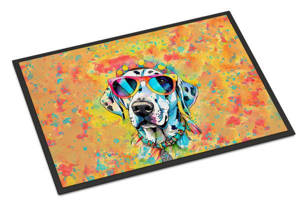 Dalmatian Hippie Dawg Doormat 24H X 36W DAC2500 product image at NuMercy