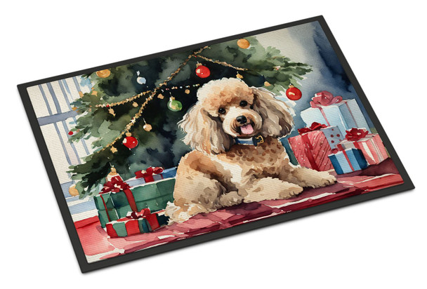 Poodle Cozy Christmas Doormat 24H X 36W DAC2726 product image at NuMercy