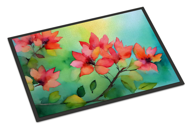Missouri Hawthorns in Watercolor Doormat 24H X 36W DAC1678 product image at NuMercy