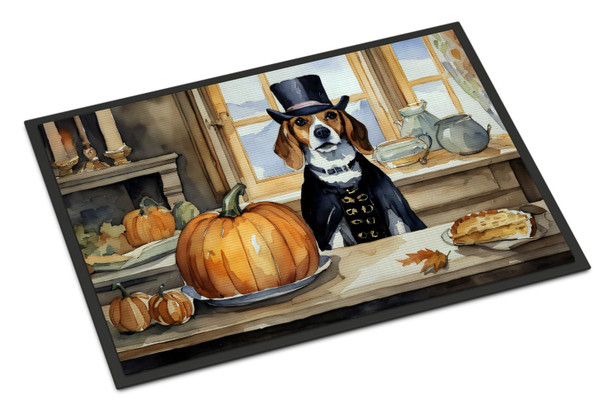 Beagle Fall Kitchen Pumpkins Doormat 24H X 36W product image at NuMercy