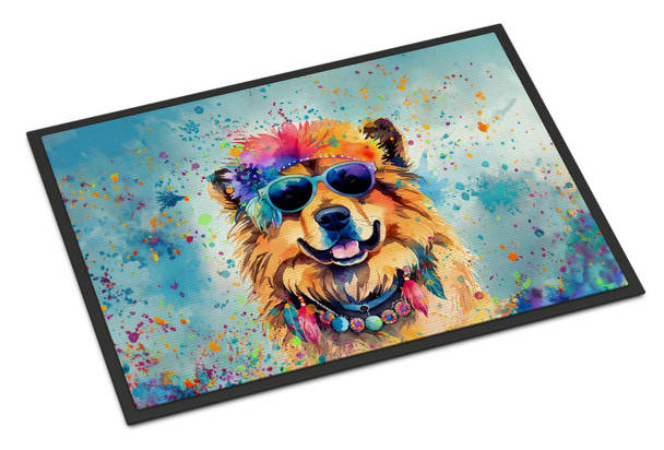 Chow Chow Hippie Dawg Doormat 24H X 36W DAC2491 product image at NuMercy