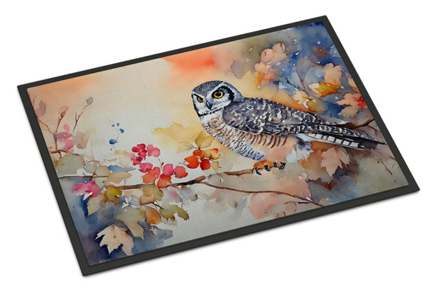 Northern Hawk Owl Doormat 24H X 36W DAC3244 product image at NuMercy