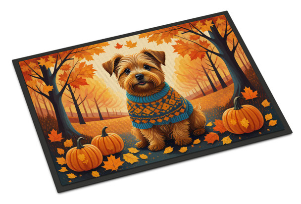 Norfolk Terrier Fall Doormat 24H X 36W product image at NuMercy