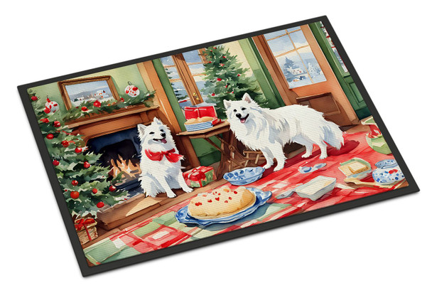 American Eskimo Christmas Cookies Doormat 24H X 36W DAC3715 product image at NuMercy
