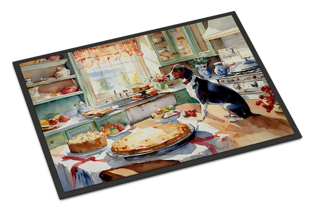 American English Coonhound Christmas Cookies Doormat 24H X 36W product image at NuMercy