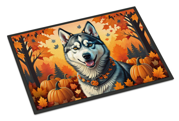 Siberian Husky Fall Doormat 24H X 36W product image at NuMercy