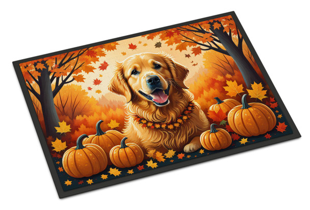 Golden Retriever Fall Doormat 24H X 36W product image at NuMercy