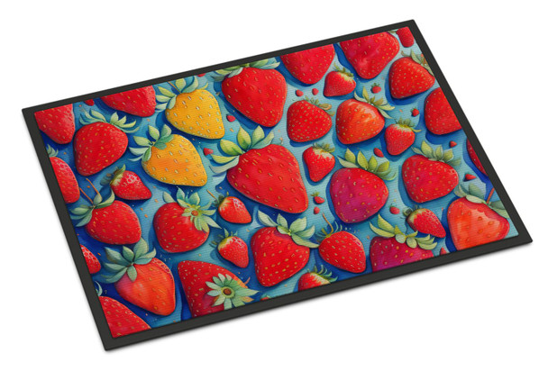 Colorful Strawberries Doormat 24H X 36W DAC1843 product image at NuMercy