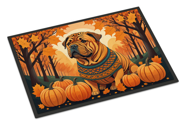 Shar Pei Fall Doormat 24H X 36W product image at NuMercy