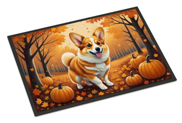 Corgi Fall Doormat 24H X 36W product image at NuMercy