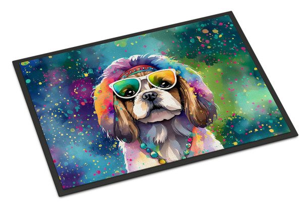 Shih Tzu Hippie Dawg Doormat 24H X 36W DAC2561 product image at NuMercy