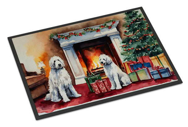 Komondor Cozy Christmas Doormat 24H X 36W product image at NuMercy