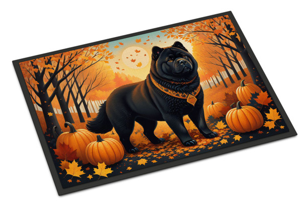 Black Chow Chow Fall Doormat 24H X 36W product image at NuMercy