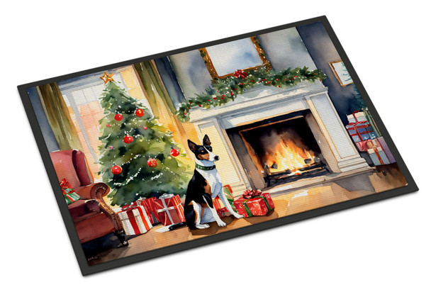 Basenji Cozy Christmas Doormat 24H X 36W product image at NuMercy